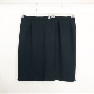 Charter Club Career Office Knee Length Lined Skirt, Size 24W, Black